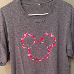 X-Large Ladies Mickey Mouse -Heart T-shirt